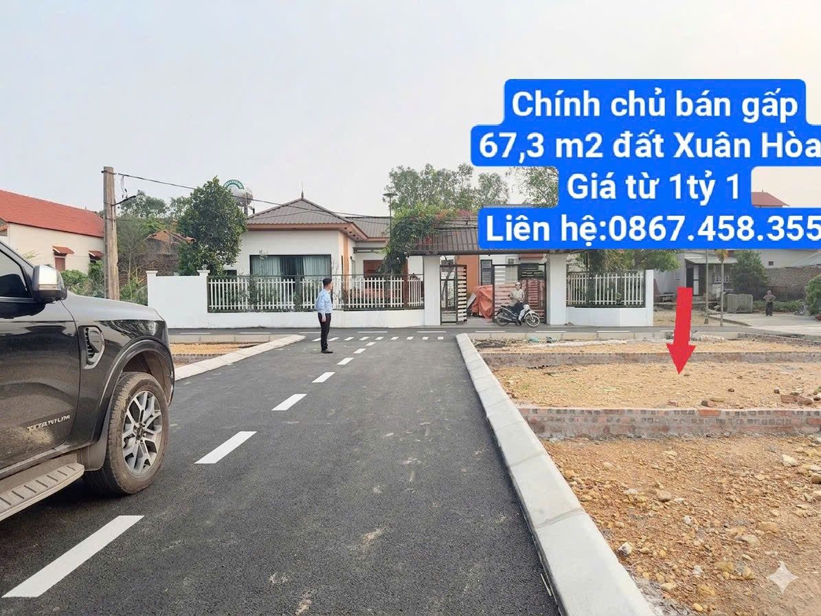 CHÍNH CHỦ CẦN BÁN MẢNH ĐẤT 67,3m2 XUÂN HÒA – PHÚC YÊN GIÁ TỪ 1tỷ 1
💥 Vị trí: Tọa lạc tại Trung tâm TP Phúc Yên, cách Hồ Đại Lải đúng 200m siêu gần.