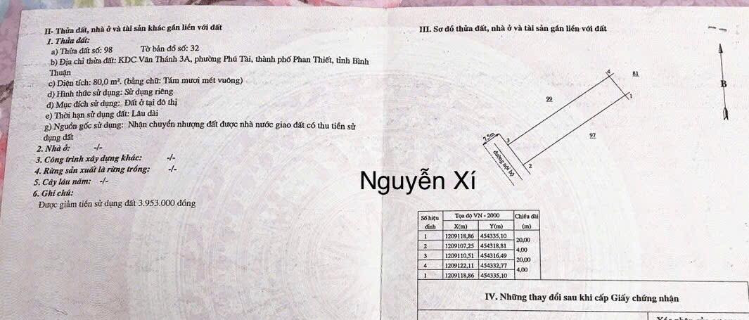 CẦN BÁN NHANH ĐẤT NGUYỄN XÍ – VĂN THÁNH, GẦN CHỢ