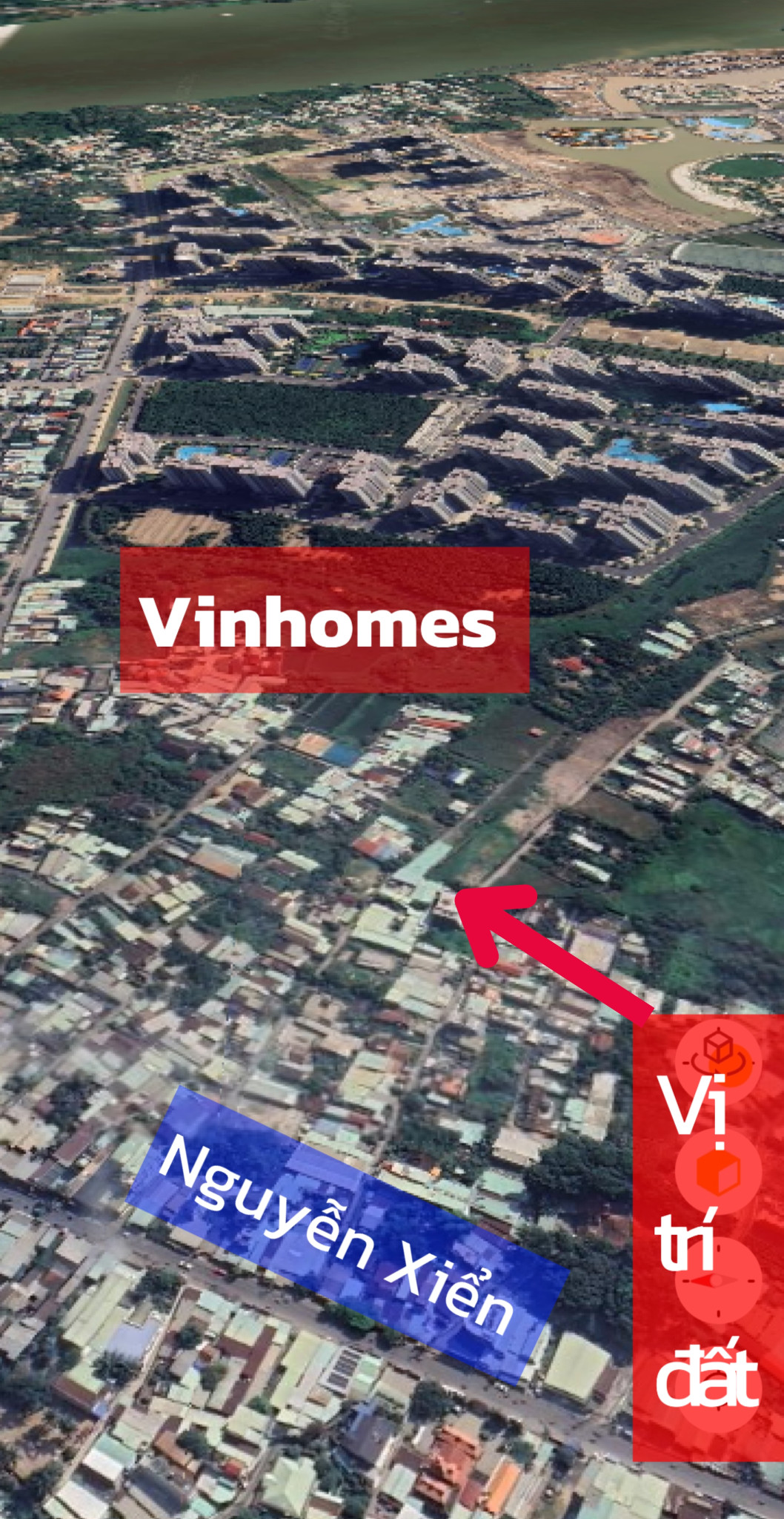 (Đã Bán) Đất nền 96.9m² ODT full Thổ ngang 6m Mặt tiền đường nhánh Nguyễn Xiển view Vinhomes Grand Park Q.9