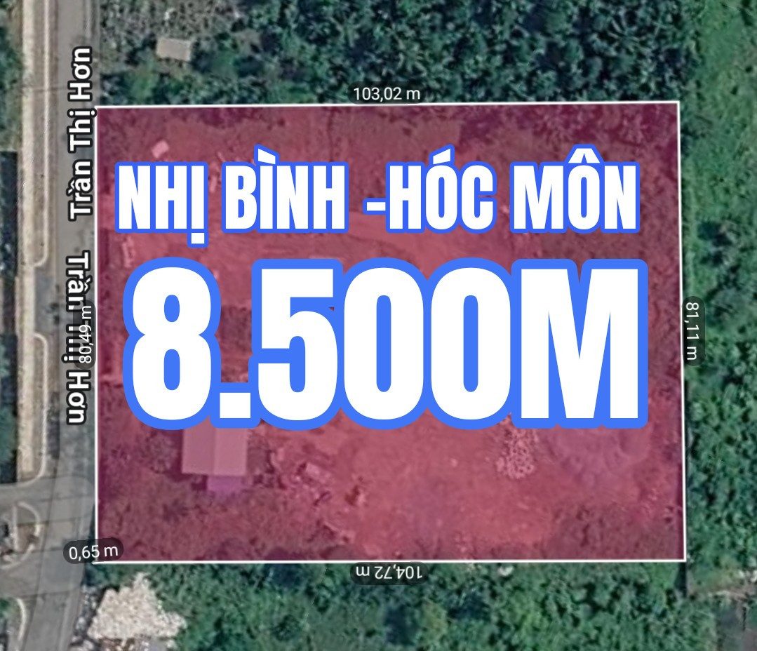 🟥Bán đất 8581.5m² ngang 82m giá 71.5 tỷ tại Đường Nhị Bình 15 Xã Đông Thạnh
