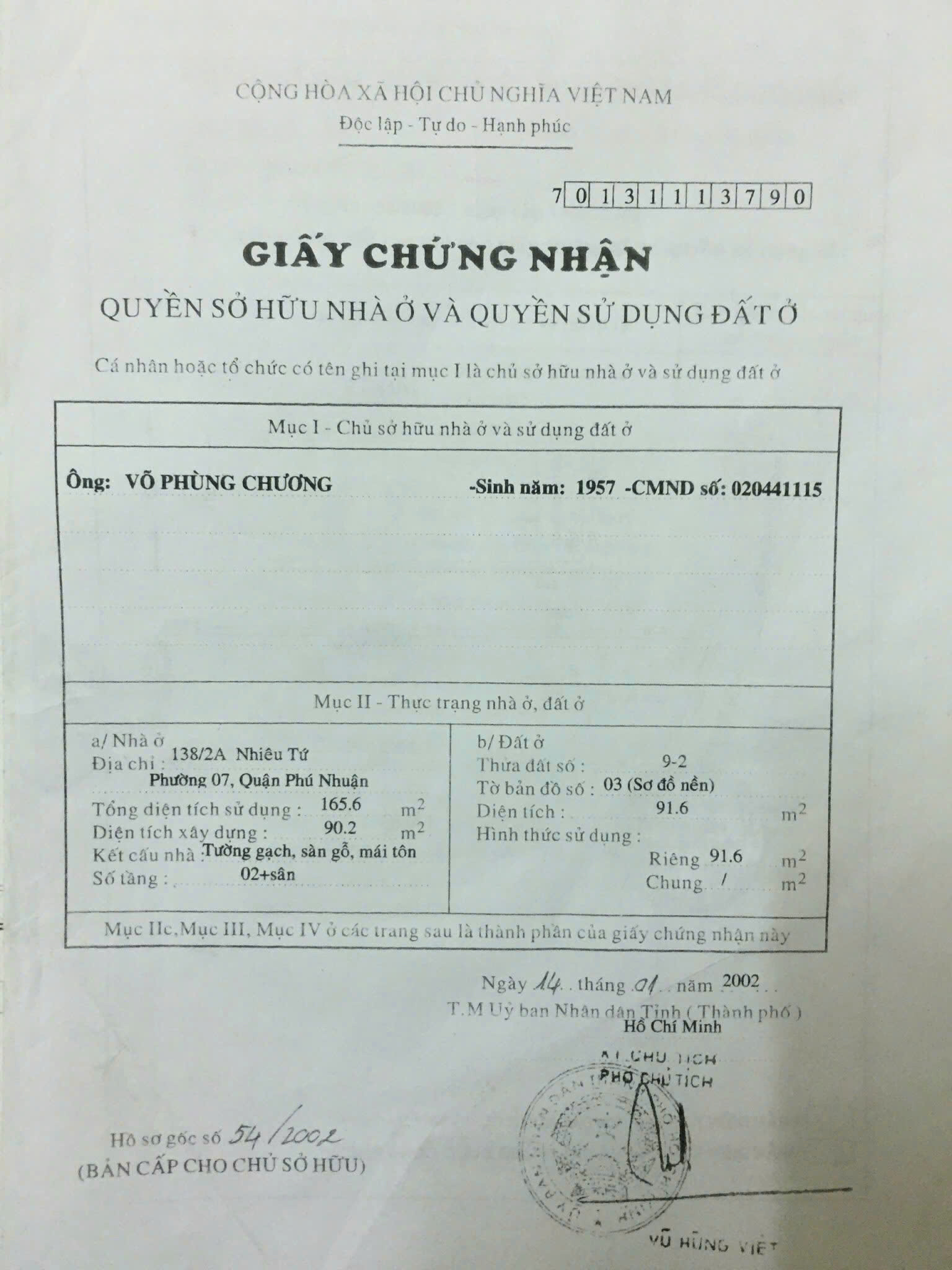 Bán nhà Nhiêu Tứ, P7, Phú Nhuận – Giá 27,9 tỷ