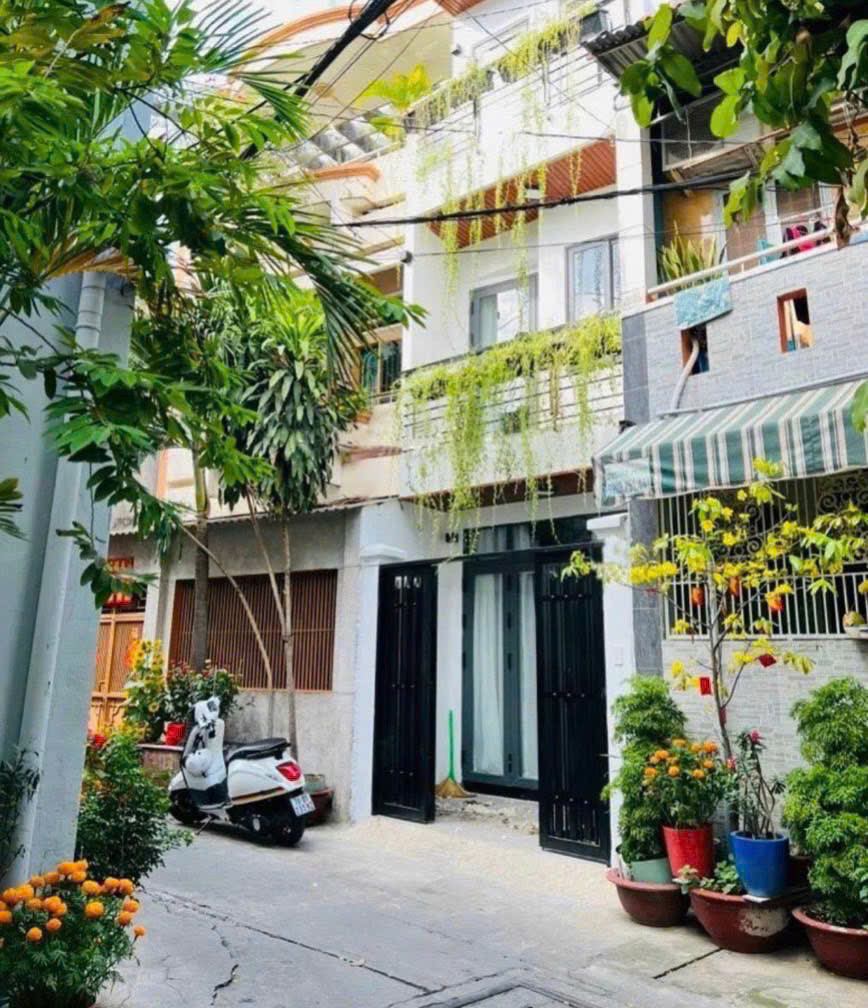 Chốt nhanh nhà giá tốt Nơ Trang Long, Bình Thạnh 3PN 2WC dân cư hiện hữu, sổ hồng riêng, vào ở ngay