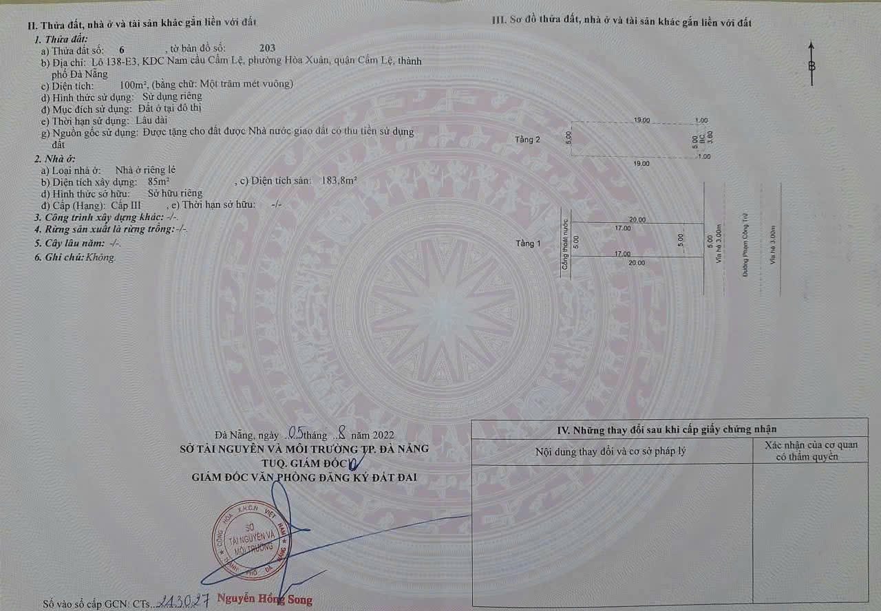 📌📌📌LÀM VIỆC TRỰC TIẾP GIÁ TỐT !!! Bán nhà Phạm Công Trứ, Hòa Xuân