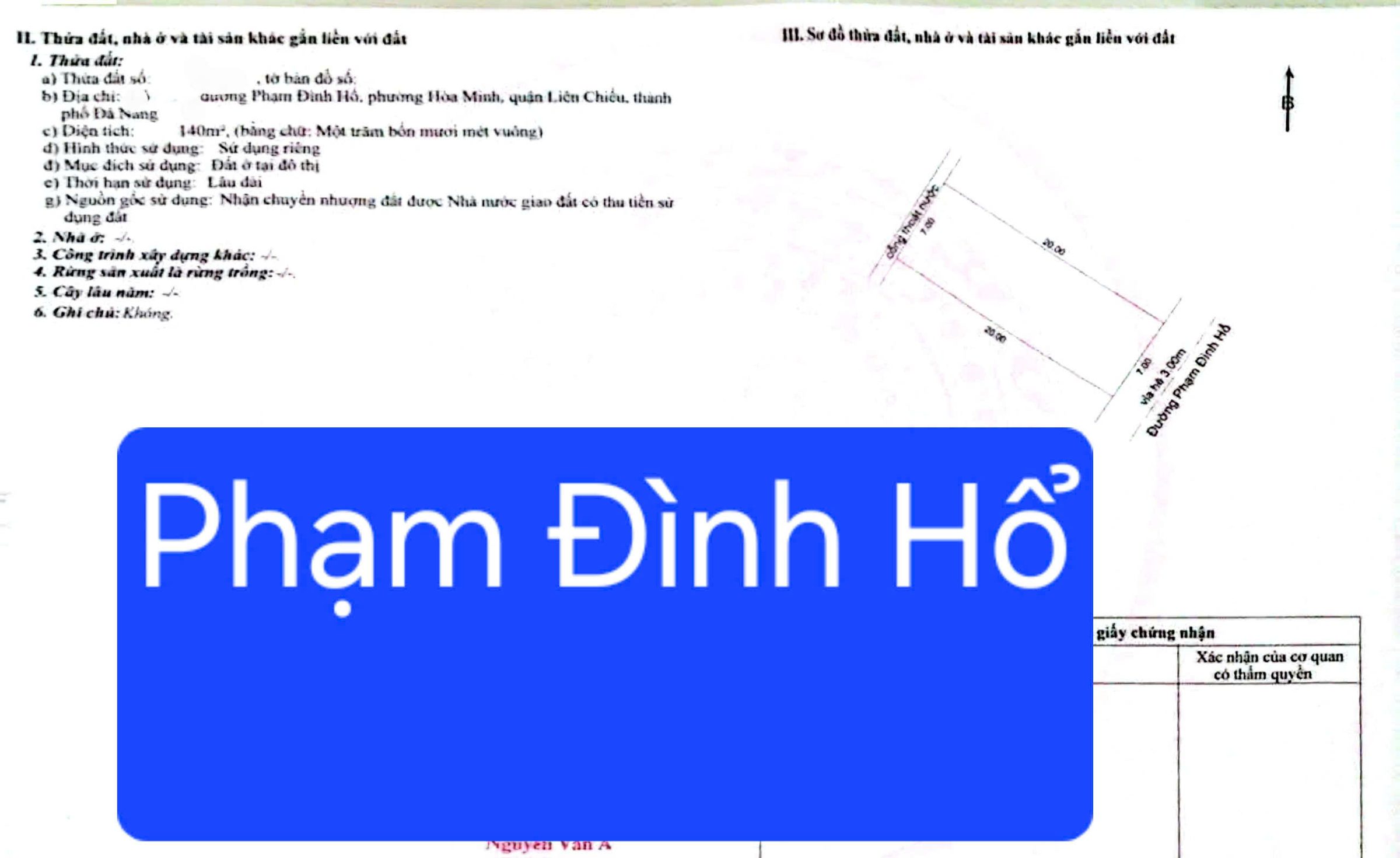 🔴💥Bán đất tặng Nhà C4 đường Phạm Đình Hổ - Sát biển rất thoáng