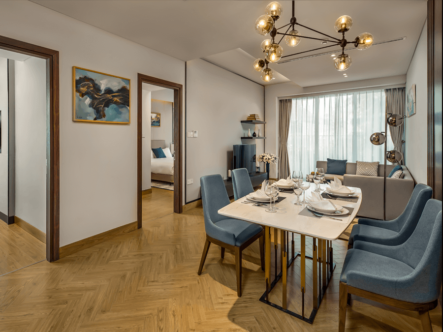 🍎 GIÁ TỐT 🍎 Sang nhượng Căn góc 1PN Panorama Tòa D Wyndham Soleil Đà Nẵng – Thông thủy 81.23m² (tim tường 88.87m²), view Panorama Biển