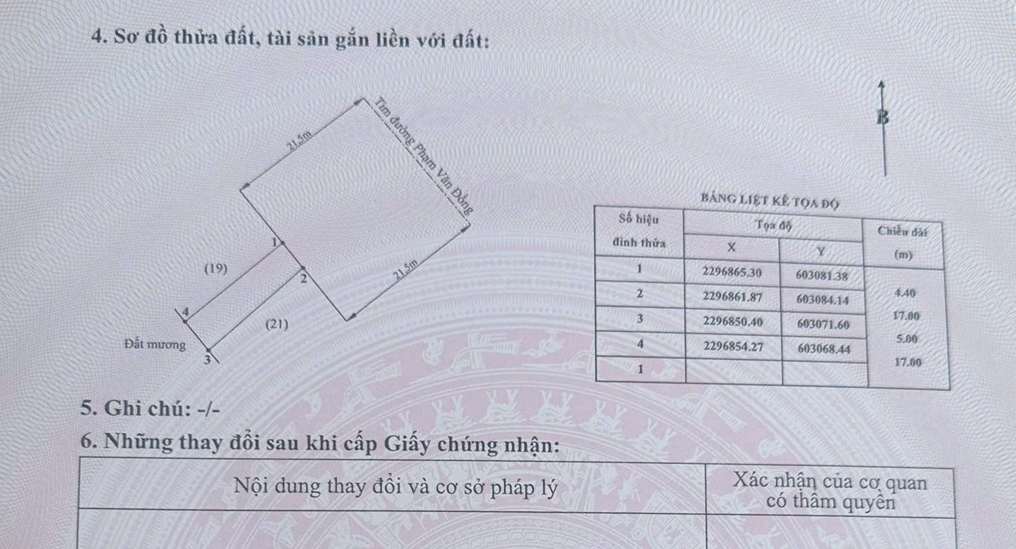 Bán đất 80m² ngang 5m giá 4 tỷ Phường Dương Kinh
