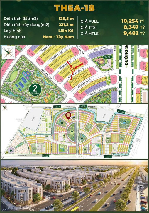 🌟 LIỀN KỀ 4 TẦNG – TH5A-18  PHÂN KHU THIÊN HÀ – VINHOMES GOLDEN CITY