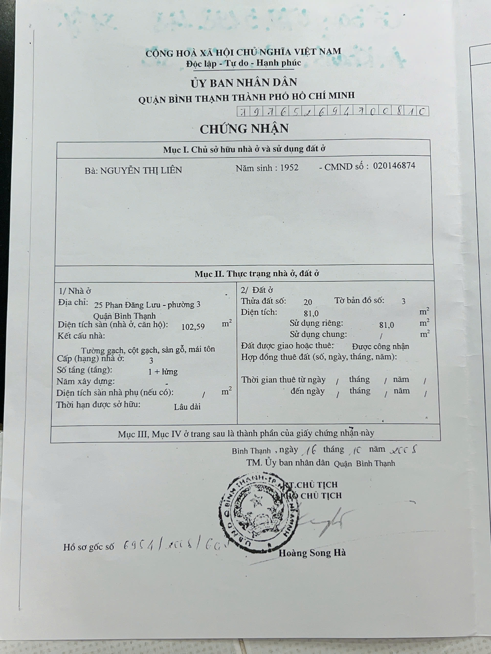 Bán nhà Phan Đăng Lưu, Phường 3, Quận Bình Thạnh – Giá 26,5 tỷ