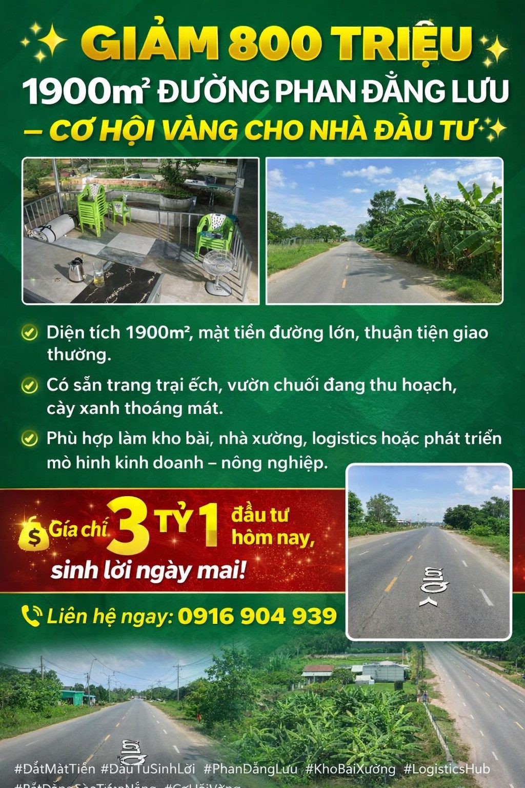🔥 GIẢM NGAY 800 TRIỆU – ĐẤT MẶT TIỀN PHAN ĐĂNG LƯU 🔥