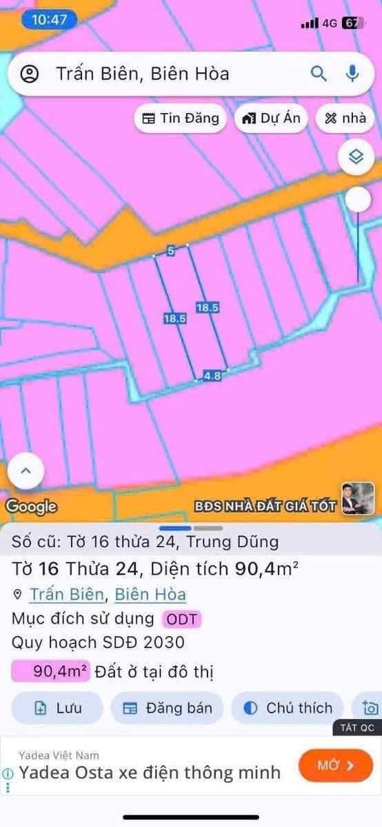 Bán đất phường trung dũng gần công viên viên biên hùng