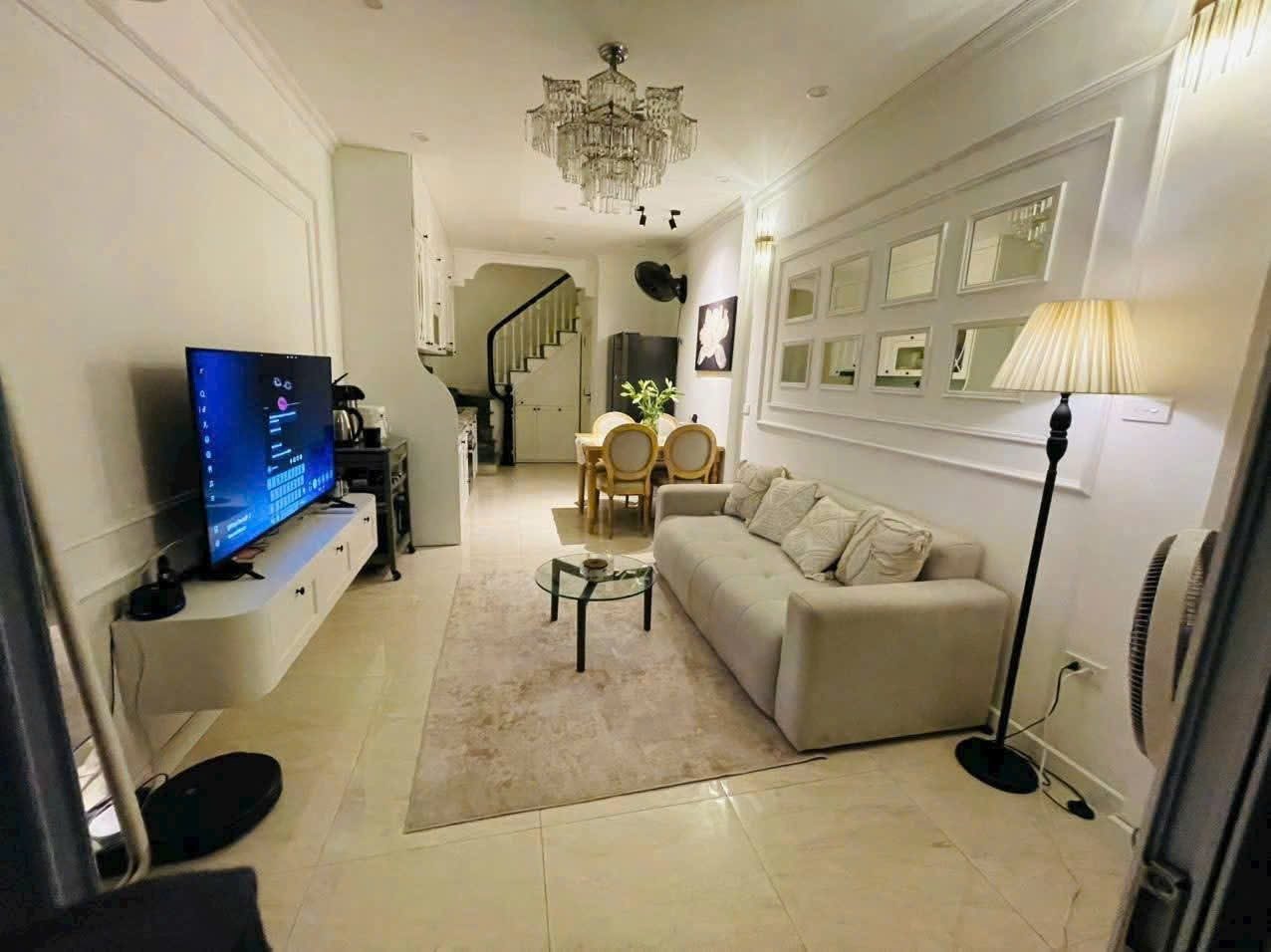 Cho Thuê Nhà Ngõ 148 Phan Kế Bính - Ba Đình 30M² 4 Tầng 3 Ngủ Full Nội Thất Cao Cấp - Giá Thuê 25tr