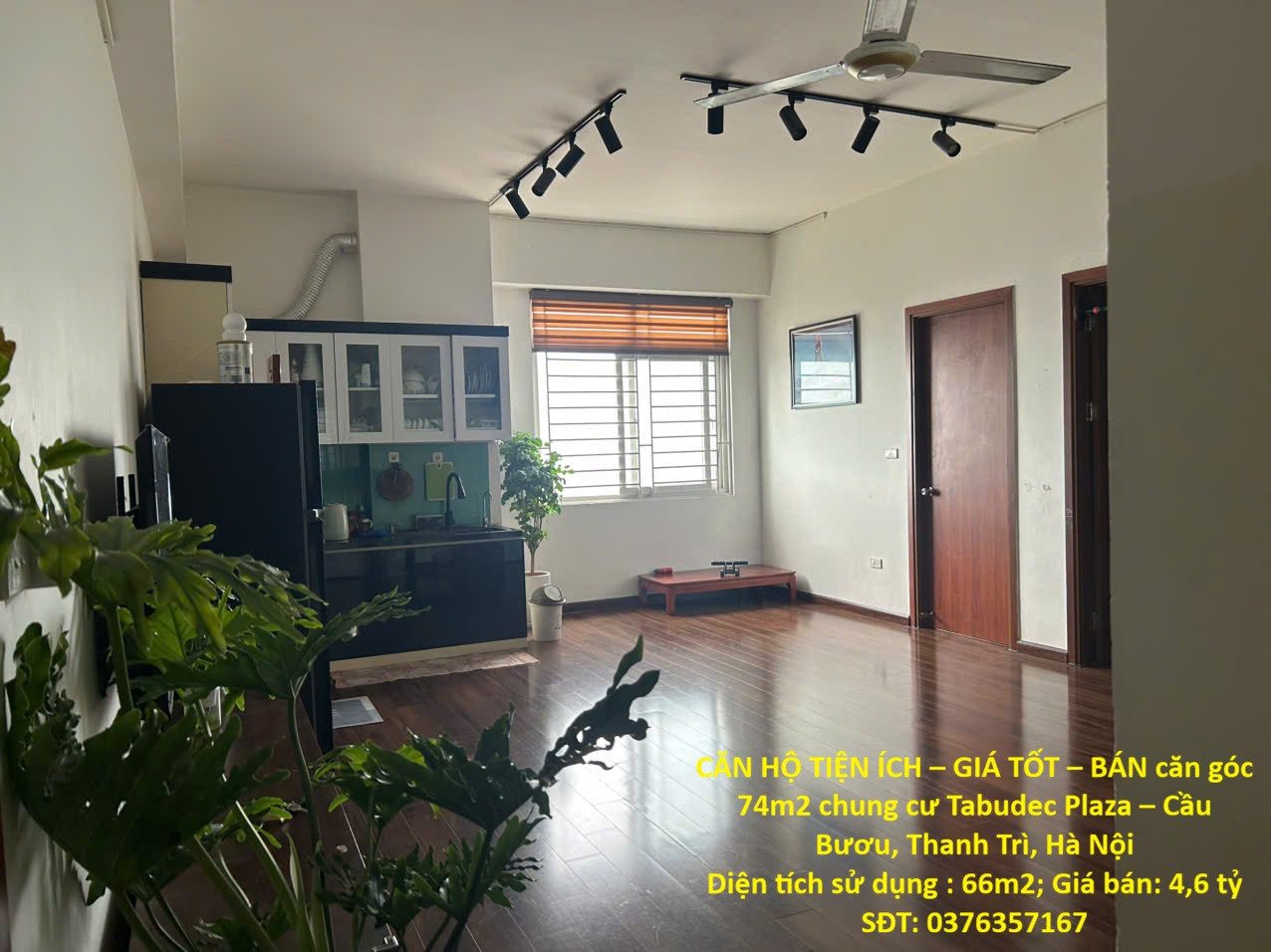 CĂN HỘ TIỆN ÍCH – GIÁ TỐT – BÁN căn góc 74m2 chung cư Tabudec Plaza – Cầu Bươu, Thanh Trì, Hà Nội