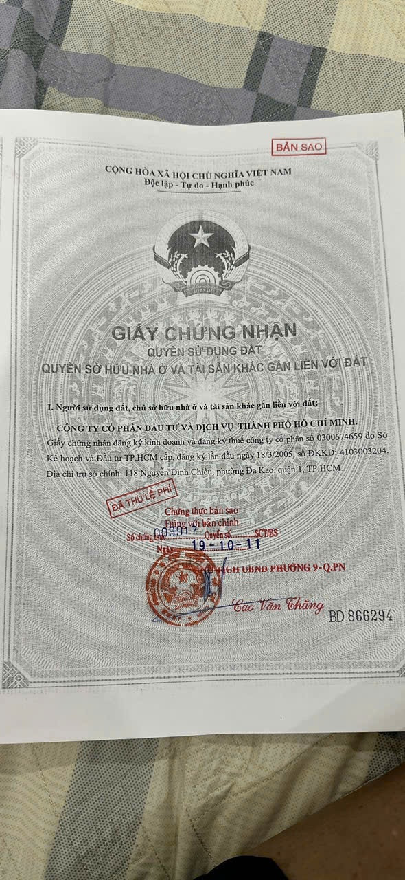 Bán nhà Phổ Quang, Phường 9, Quận Phú Nhuận – Giá 26 tỷ