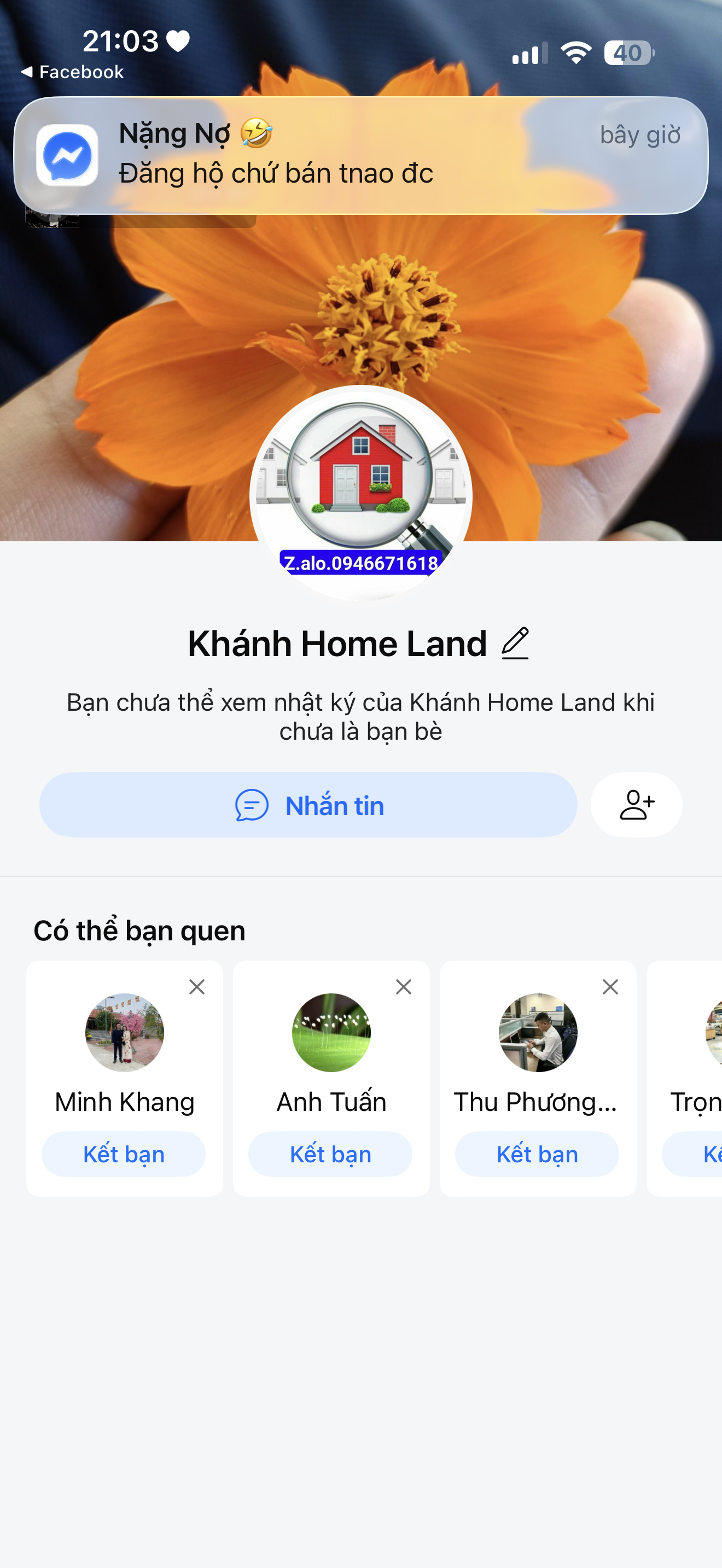 Chính chủ bán đất