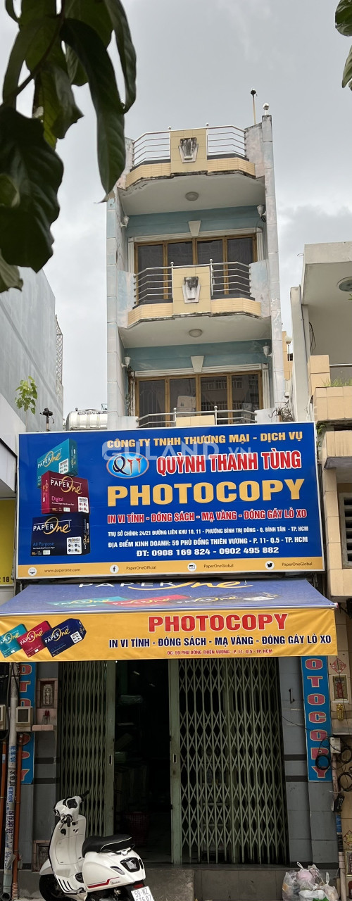 cho thuê nhà mặt tiền đường phù đổng thiên vương