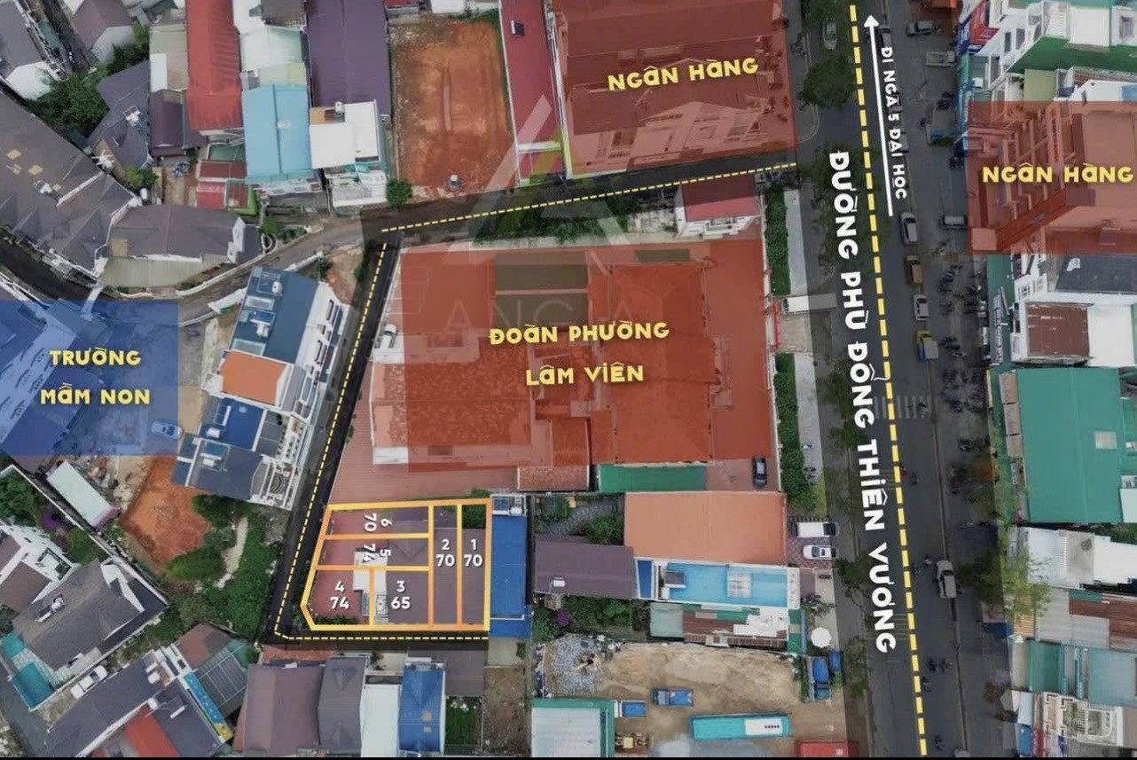 Bán 4 nền gần ngã 5 đại học giá tốt vừa mới ra sổ, khu vực đông đúc nhất tp Đà Lạt thuận tiện di chuyển tiện ích đáng sống