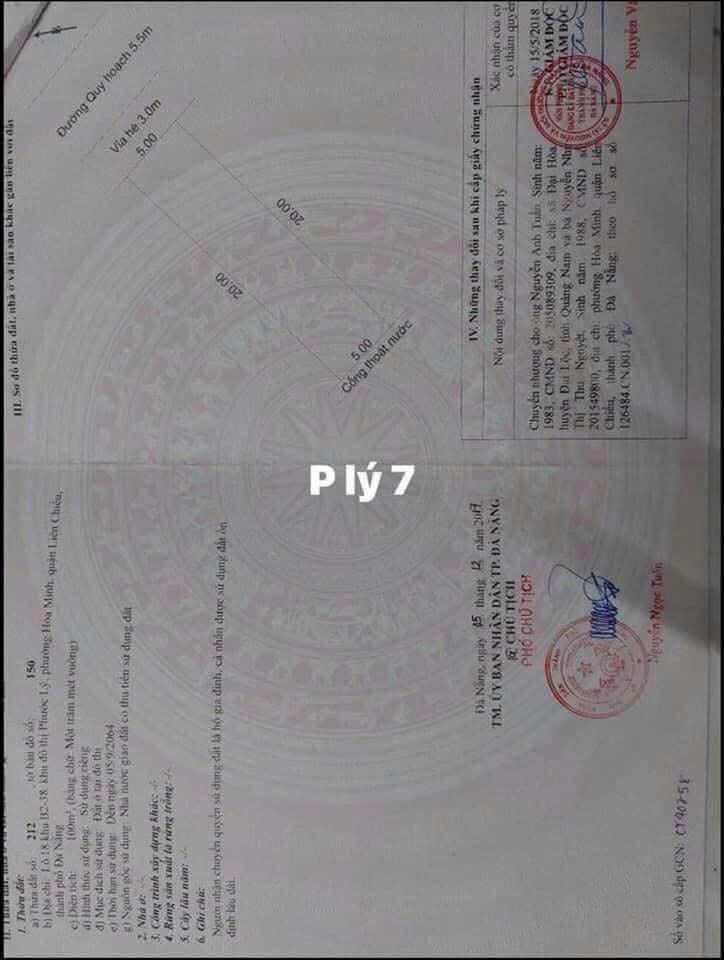 📌📌📌LÀM VIỆC TRỰC TIẾP GIÁ TỐT !!! Bán đất Phước Lý 7, Hòa Minh