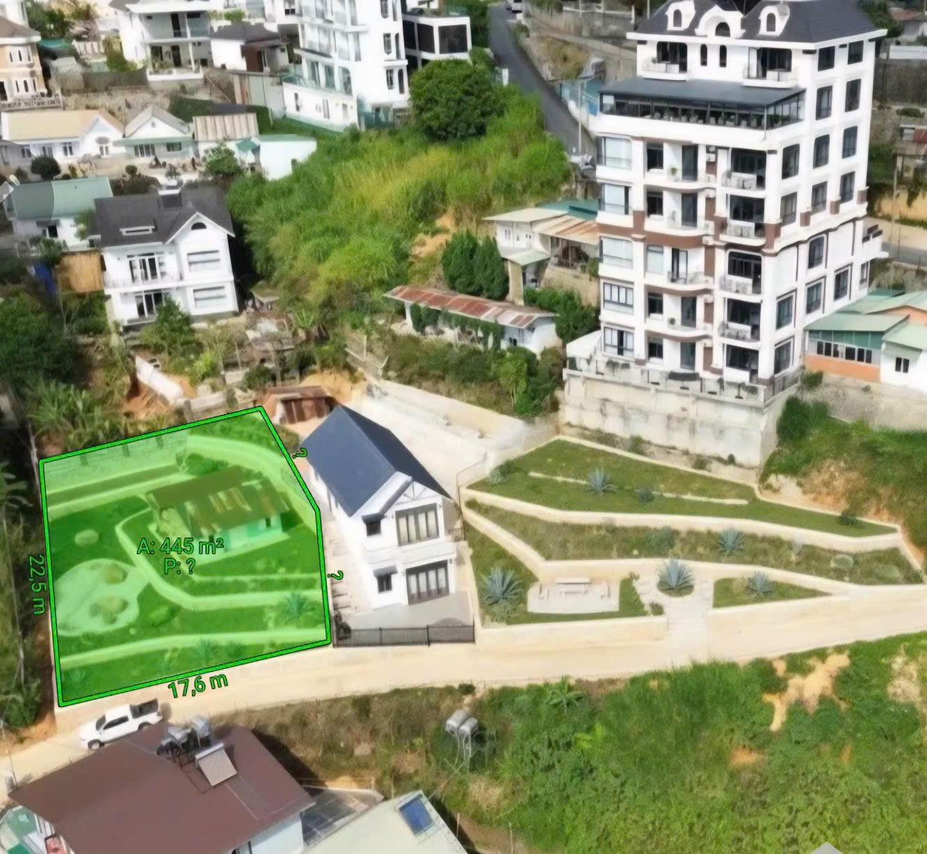 Bán Đất 455m2 có sẵn 300 m2 thổ cư giá 12.8 tỷ tại Đường Phường 3 - Chọn - Phường Xuân Hương - Đà Lạt Lâm Đồng