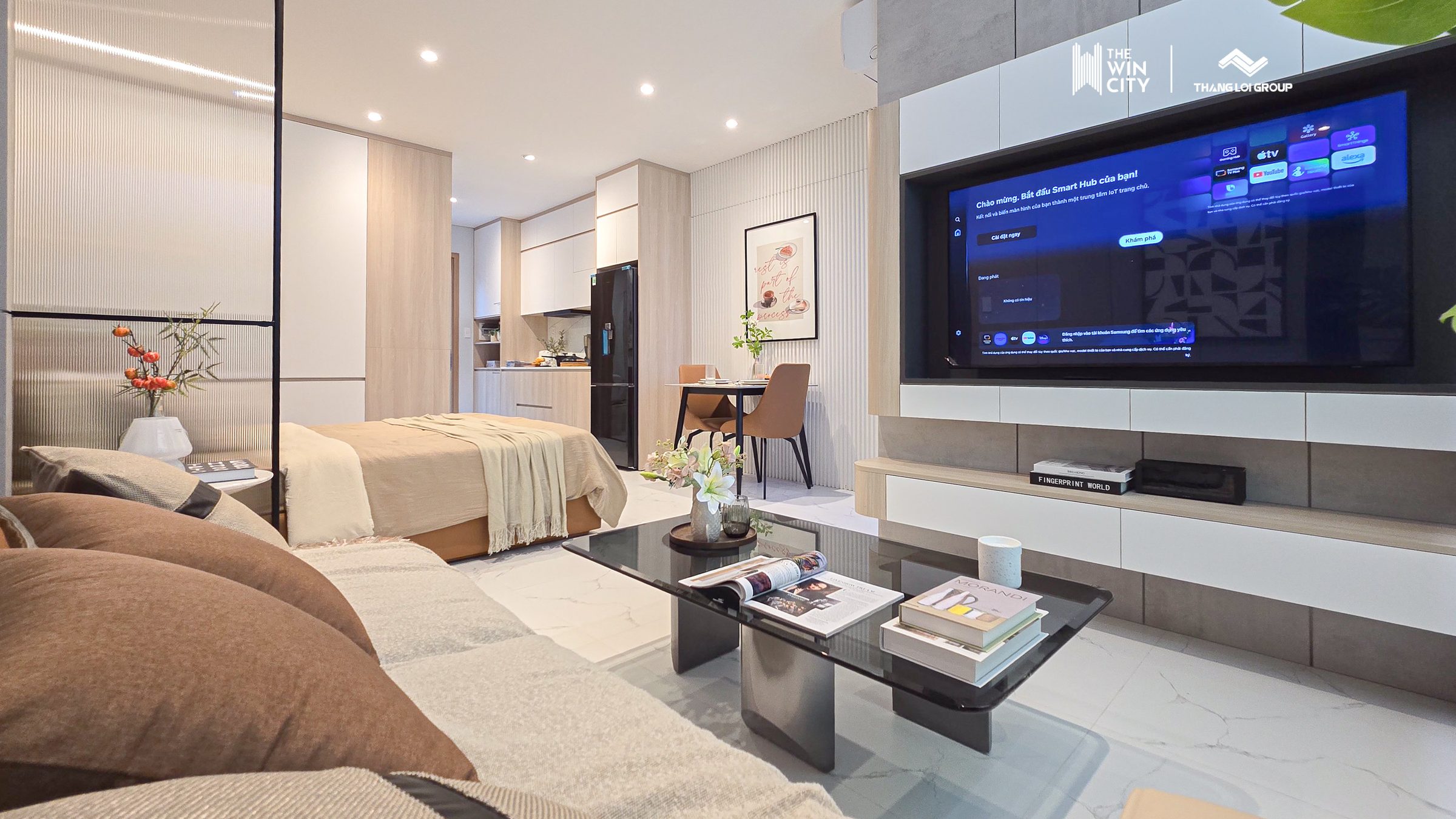 Căn hộ Destino Centro 1 phòng ngủ - 1wc diện tích 37m2