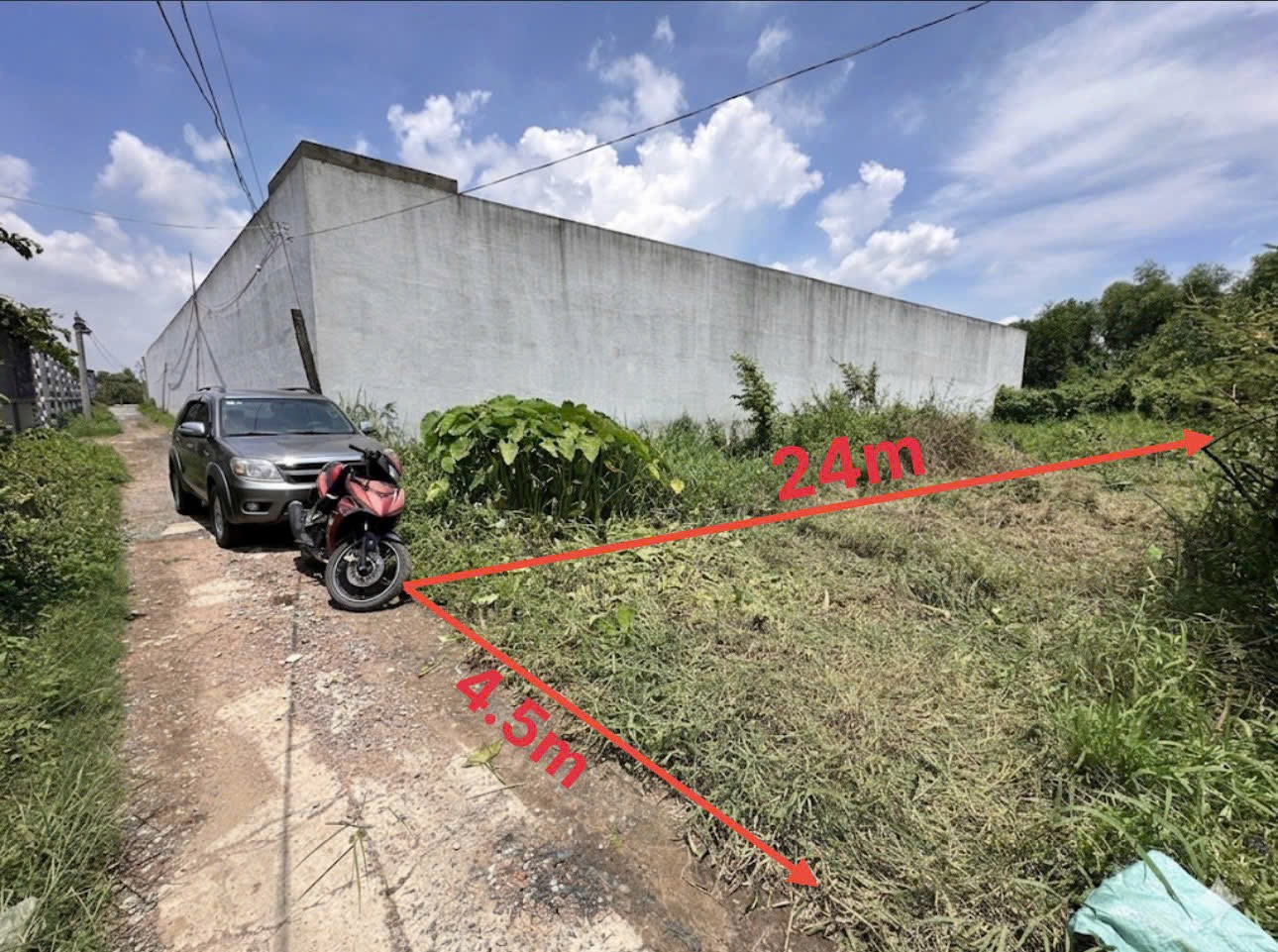 ⭐️ 107m thổ cư Nhựt Chánh, Bến Lức. Đường xe hơi cách QL1A chỉ 400m