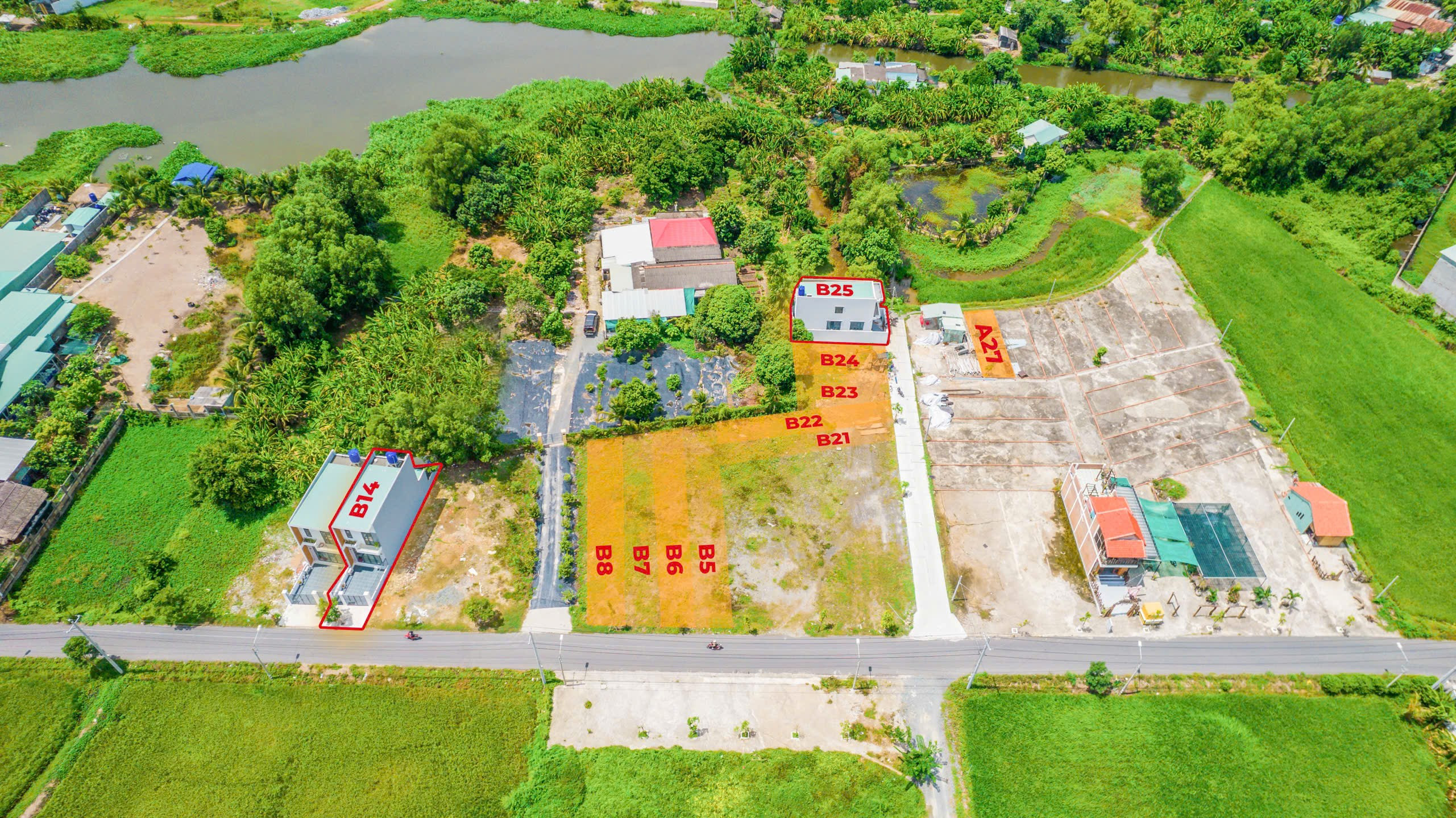 BÁN ĐẤT THỔ SỔ RIÊNG 128M2 - MẶT TIỀN ĐƯỜNG 22M