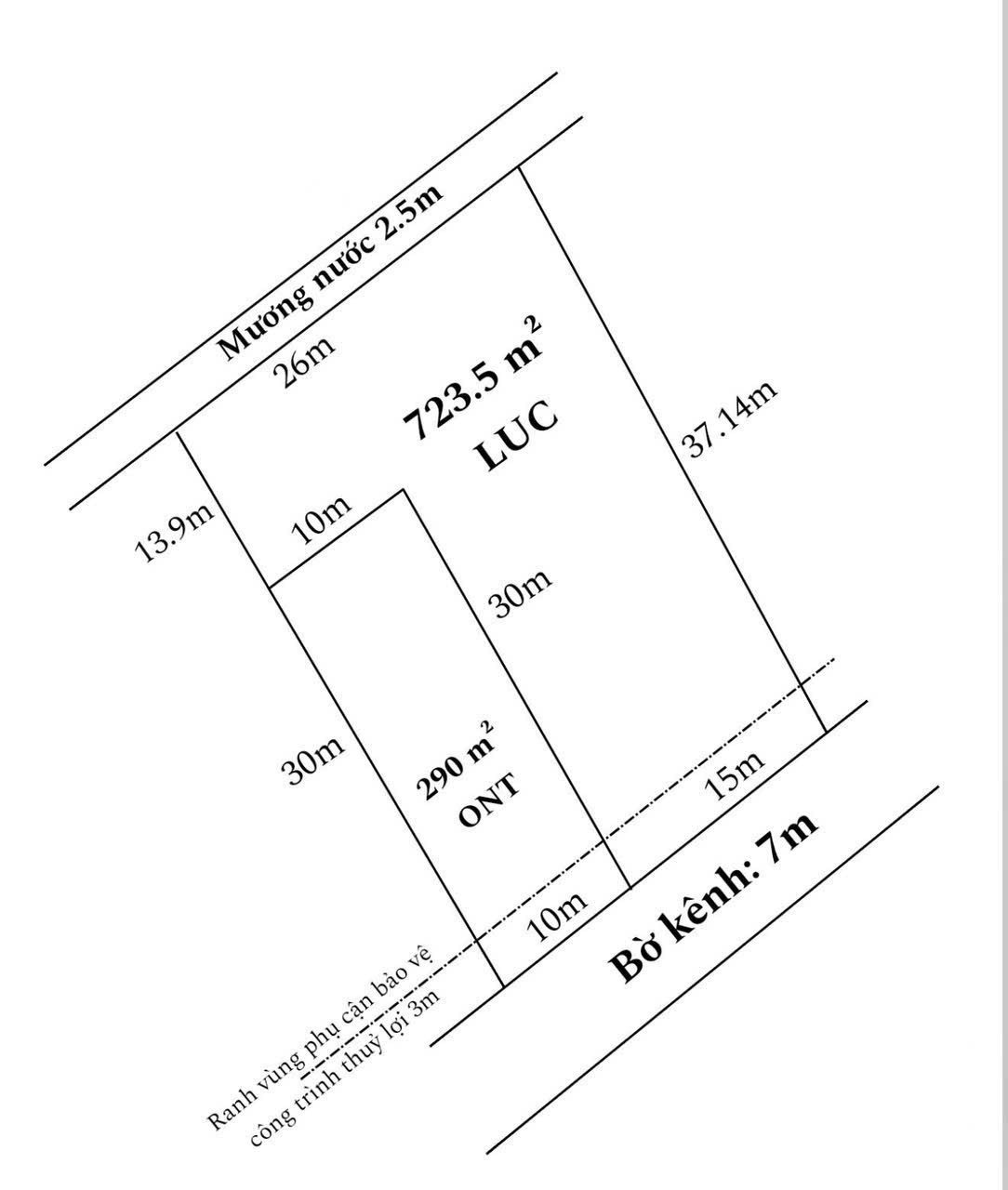1000m2 có 290m2 thổ cư tân thành mỹ thạnh tây ninh mới