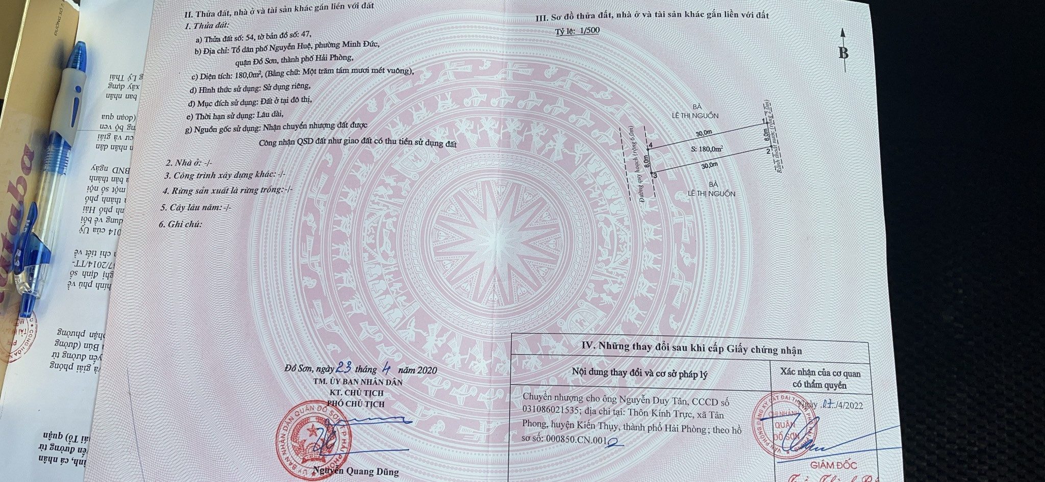 Bán đất 180m² ngang 6m giá 3,6tỷ tại Phường Minh Đức Quận Đồ Sơn (ZL 0347396369)