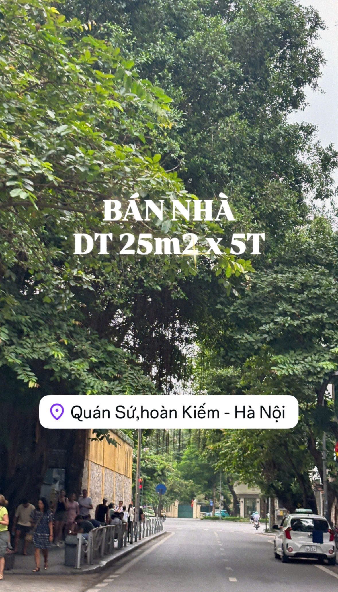 BÁN NHÀ QUÁN SỨ- PHỐ CỔ HOÀN KIẾM – NHÀ ĐẸP 5 TẦNG – 3 MẶT THOÁNG -NHINHR 11TỶ TL