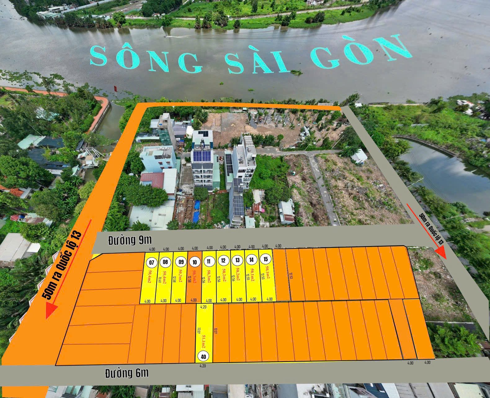 Nhà 3 tầng sát sông Sài Gòn - Liền kề KĐT Vạn Phúc - QL13 HBP