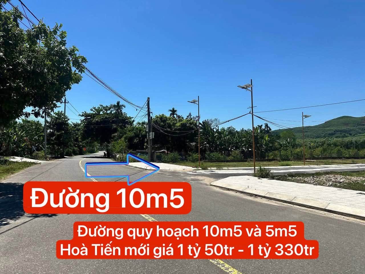 Đất Nền Hòa Tiến Mới Đường Nhựa 5M Gần Khu Tái Định Cư Gía Chỉ 1ty330