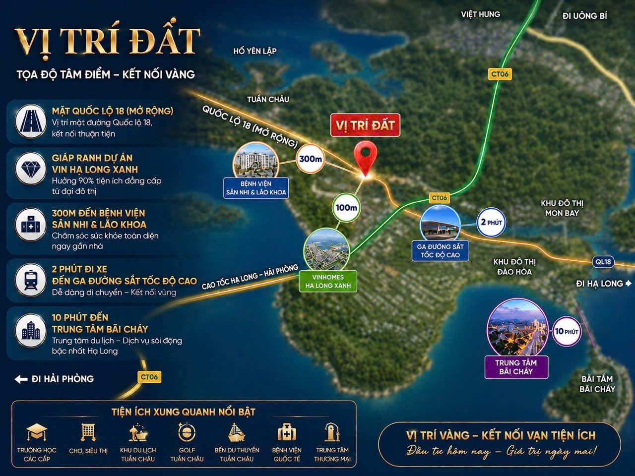 🚀 ĐẤT MT QL18, FULL THỔ CƯ CÁCH HẠ LONG XANH CHỈ 100M GIÁ CHỈ BẰNG 1/3