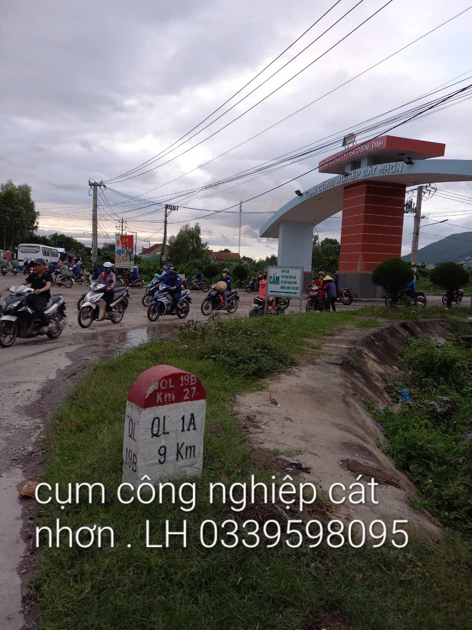 Bán đất mặt tiền QL19B đối diện cụm CN Cát Nhơn, Phù cát, Bình Định cũ