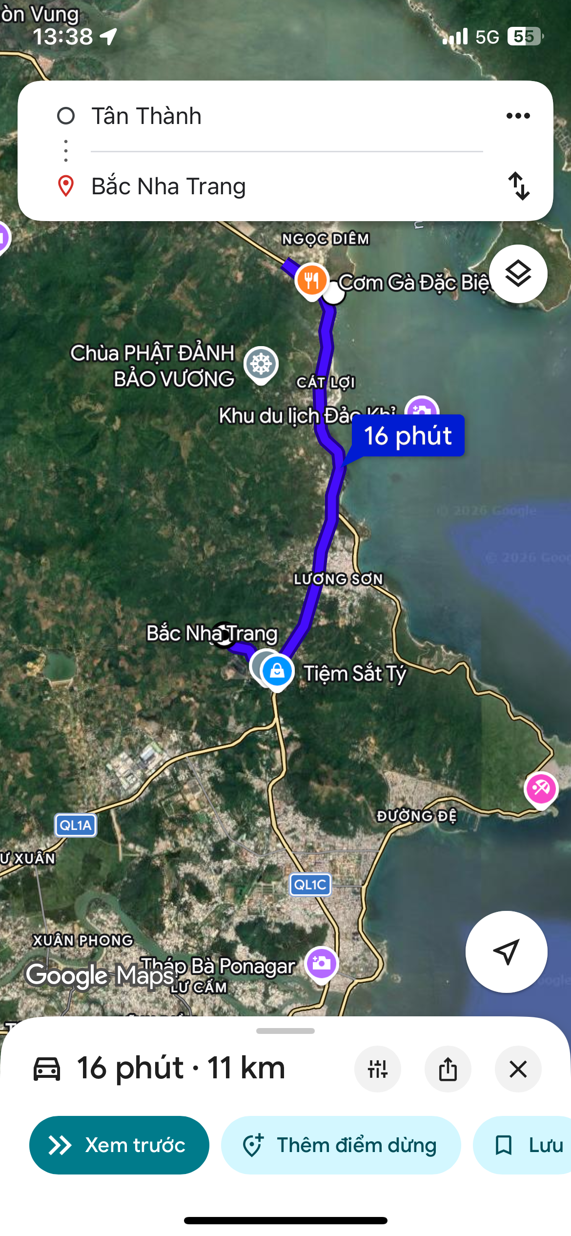 BÁN ĐẤT FULL THỔ 105m2 TẠI NAM NINH HOÀ, CÁCH NHA TRANG 11KM , ĐƯỜNG THÔNG QUỐC LỘ 1A, SÁT TÂN THÀNH
