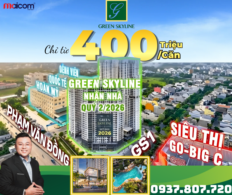 CĂN HỘ CAO CẤP CHỈ VỚI 400 TRIỆU QUÝ 2/2026 NHẬN NHÀ Ở NGAY, MẶT TIỀN PHẠM VĂN ĐỒNG NỐI DÀI