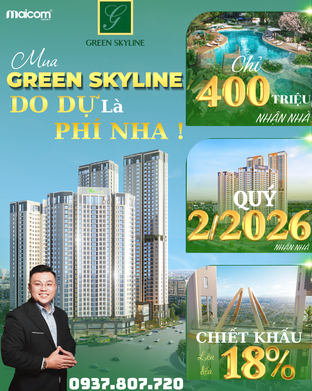 CĂN HỘ QUÝ 2/2026 NHẬN NHÀ CHỈ VỚI 400 TRIỆU ĐÃ SỠ HỮU, C.KHẤU LÊN TỚI 500 TRIỆU!