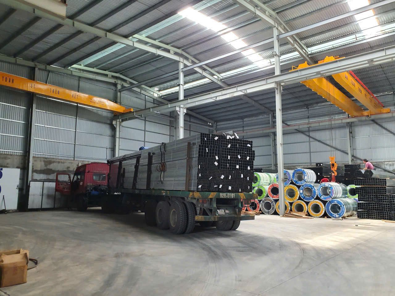 Kho 1400m Mặt Tiền Đường Quốc Lộ 1A phường Tam Bình, sẵn Cẩu Trục Lớn