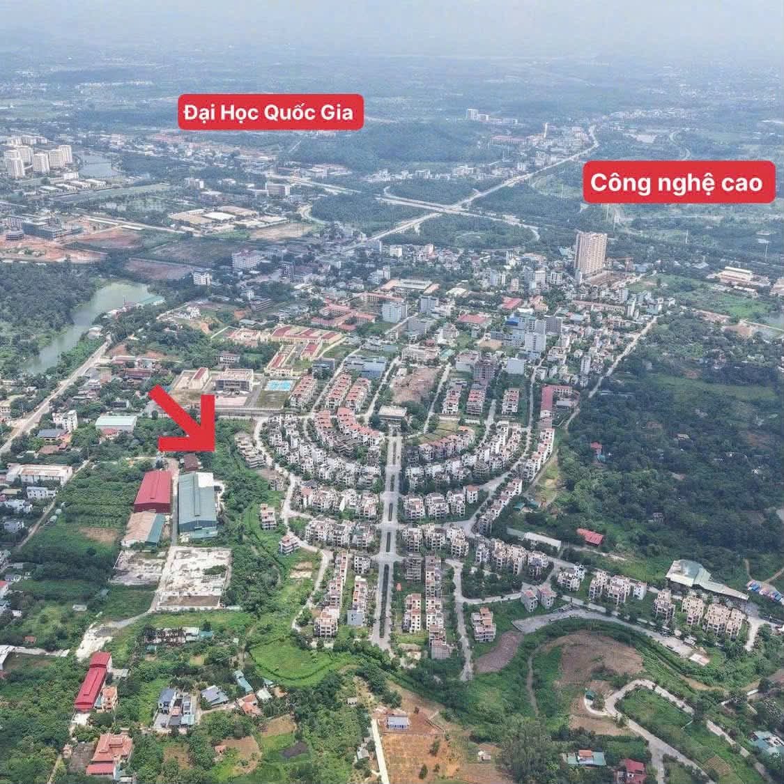 Lô đất duy nhất mặt hồ tại trung tâm Hòa lạc giá 2x tr/m2.
