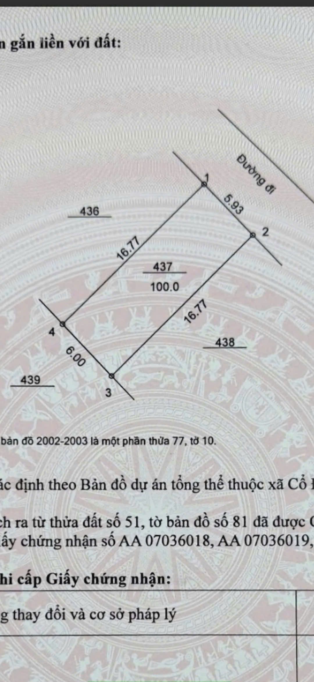 Bán đất gần Đường 21, Đồng Trạng, Sơn Tây, Hà Nội, 2,5 tỷ, 100m2
