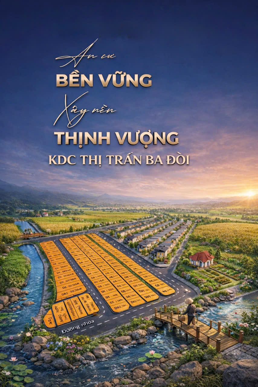 HƠN 300TR – SỞ HỮU ĐẤT TRUNG TÂM BA HÀNG ĐỒI – SỔ SẴN, GIÁ CỰC MỀM