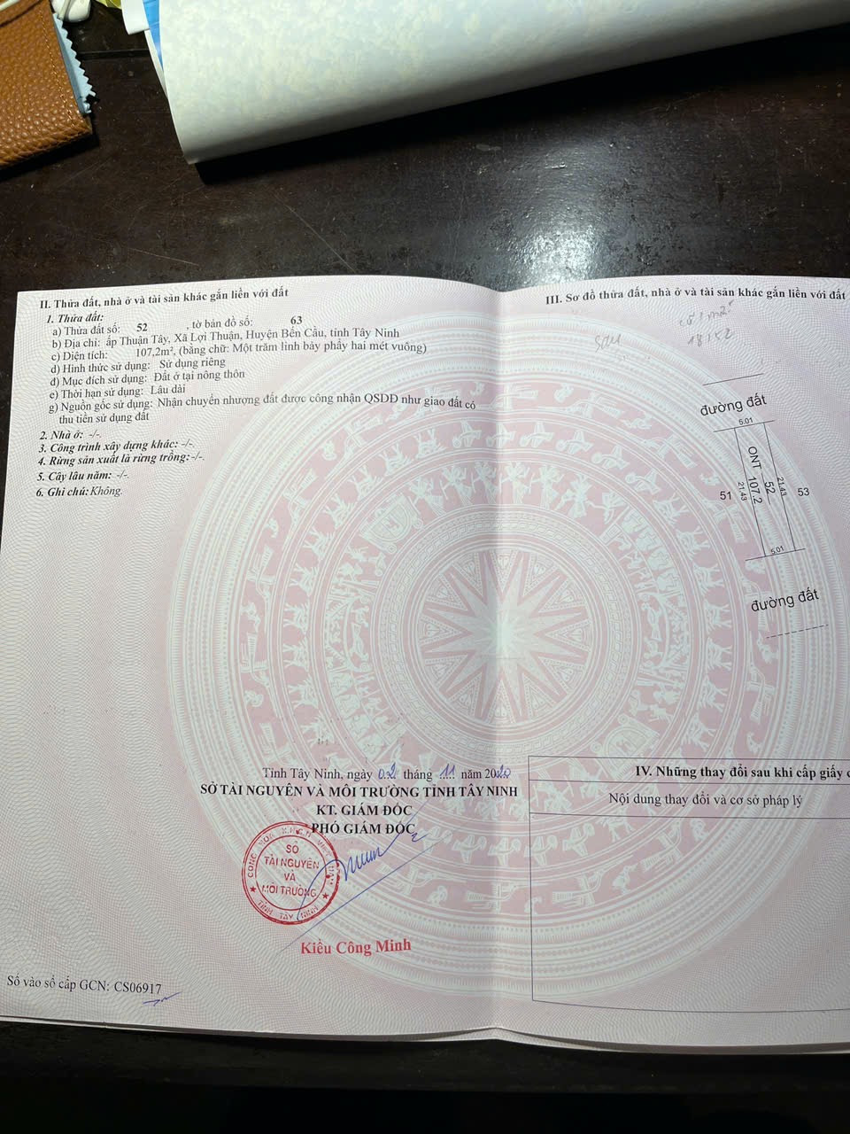 Bán đất mặt tiền Xuyên Á QL22B