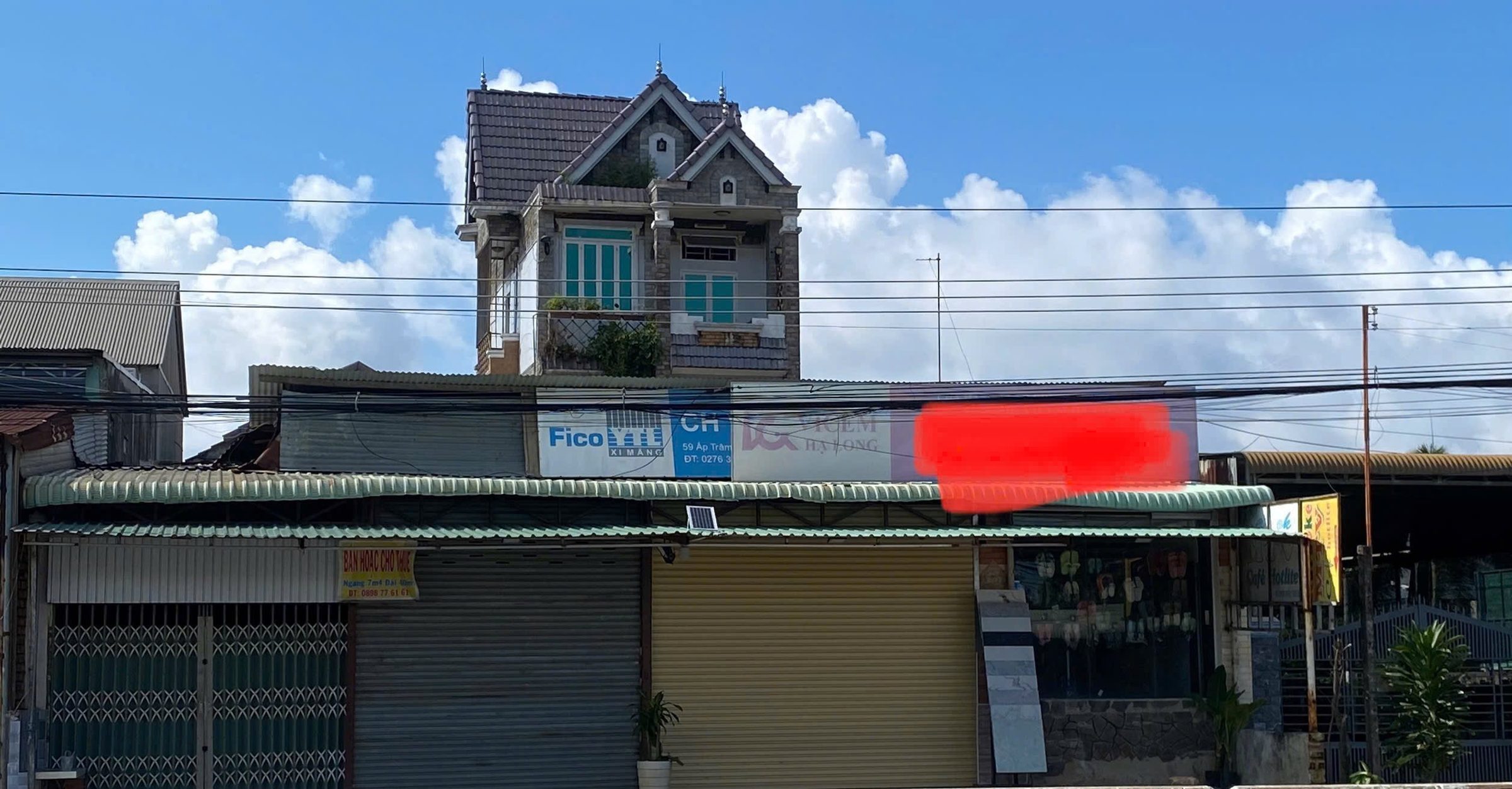 Bán đất và nhà kinh doanh mặt đường quốc lộ 22