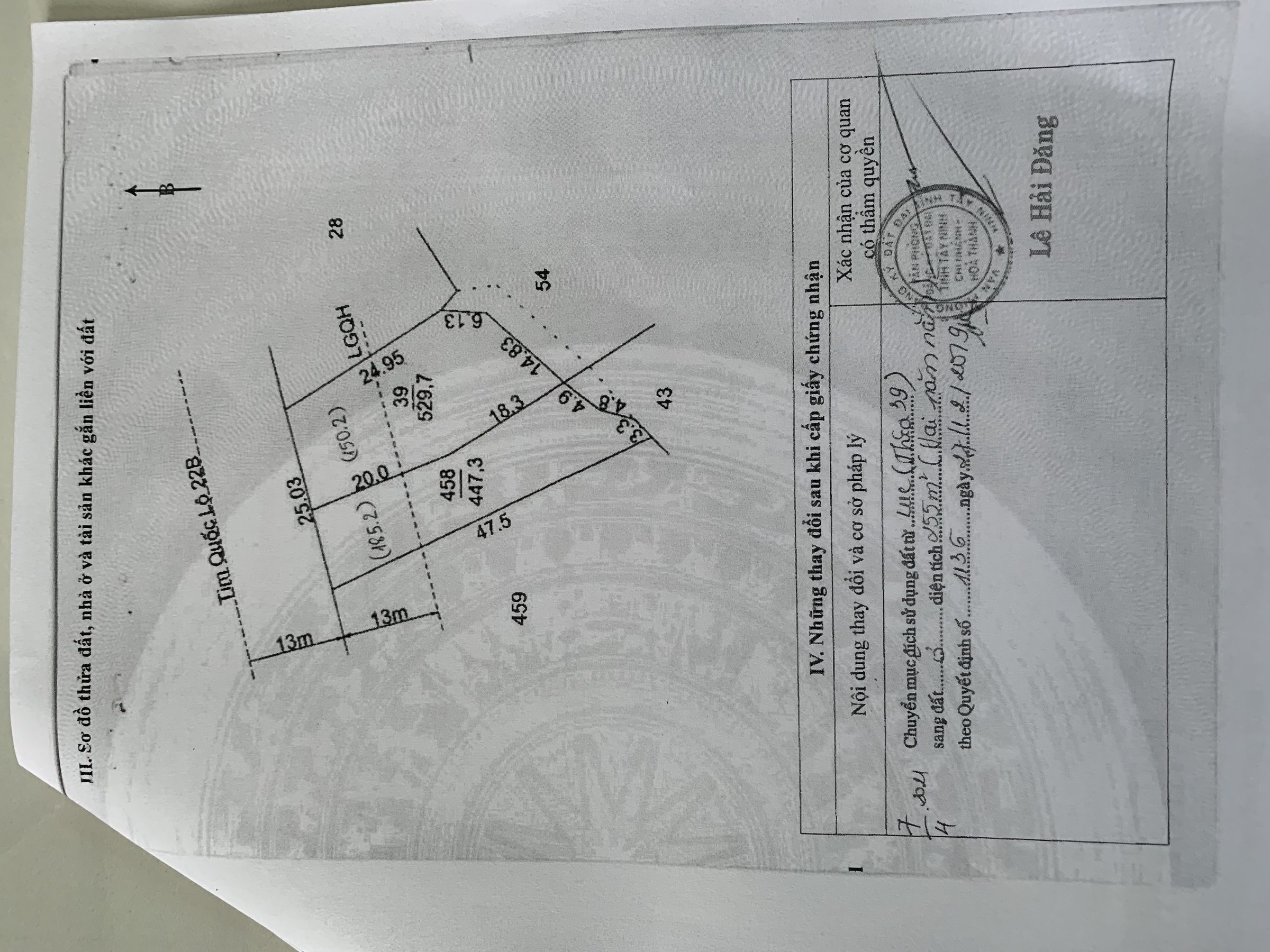 Kẹt tiền bán gấp
Bán đất 977m² có sẵn 255m² thổ cư ngang 25m giá 4 tỷ tại Đường Quốc lộ 22B Phường Thanh Điền