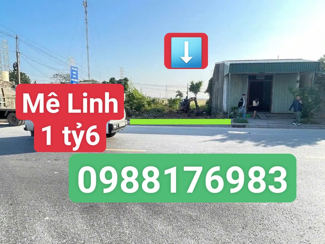 BÁN GẤP MẢNH ĐẤT Ở MÊ LINH 1 TỶ 6, DT 79M2