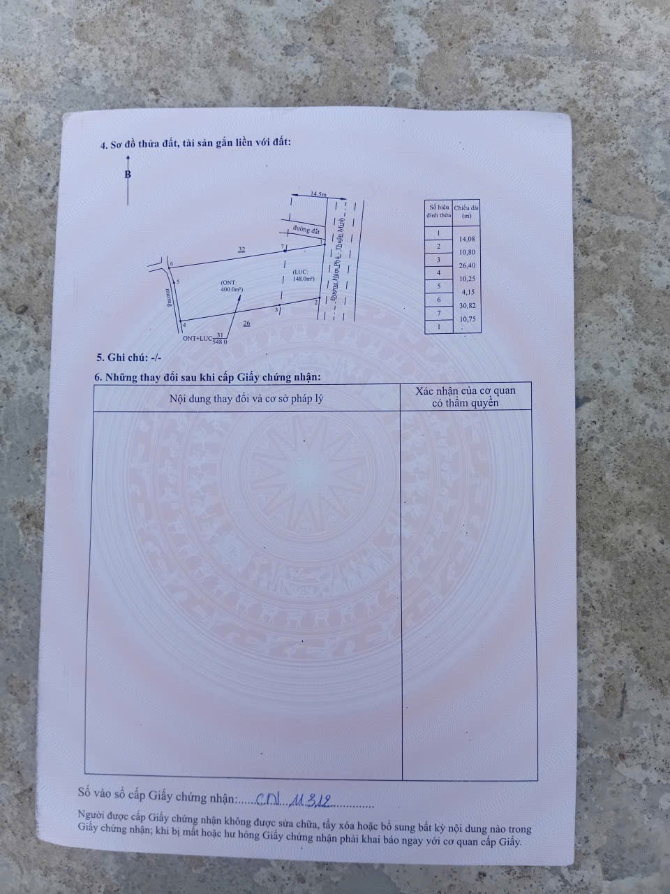 Đất thổ cư mặt đường nhựa