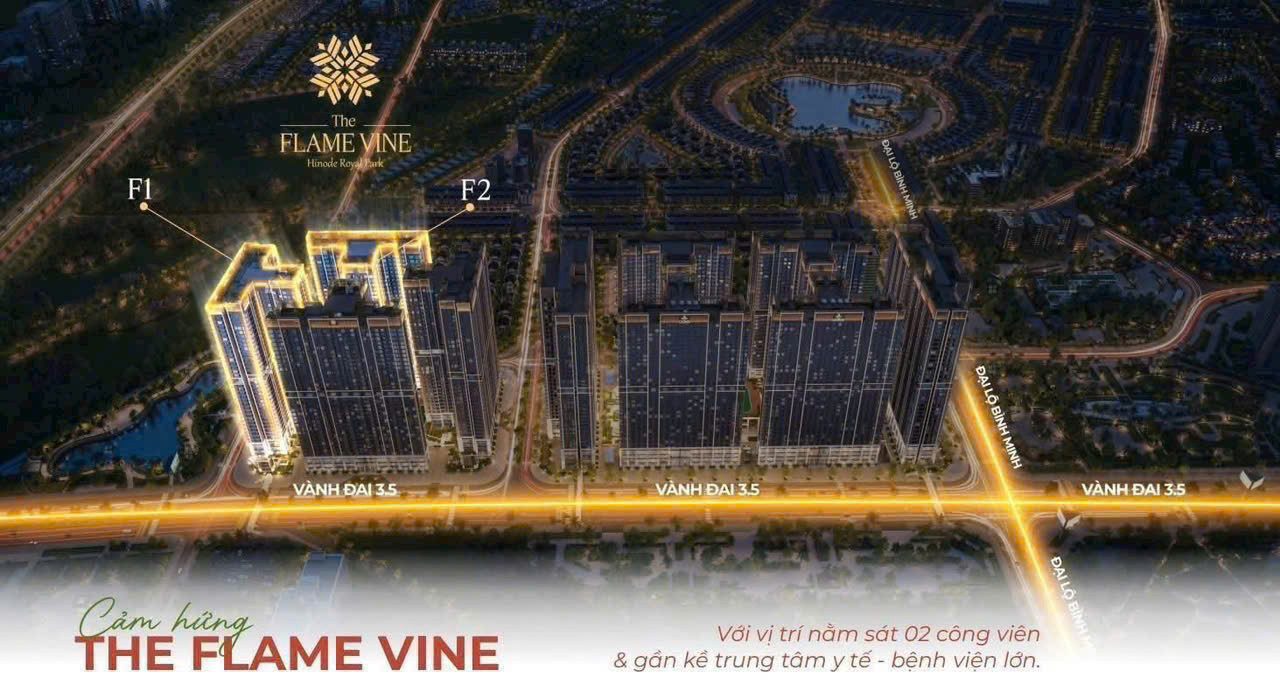 Mở bán đợt 1 dự án The Flame Vine Hoài Đức, đợt 1 giá rẻ chỉ từ 7X