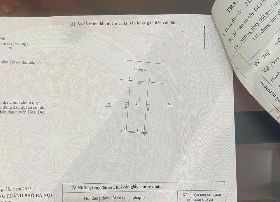 ✅ Siêu Phẩm 41M2 Phân Lô Lai Xá – Ô Tô Tránh, Ngay Sát ĐH Thành Đô