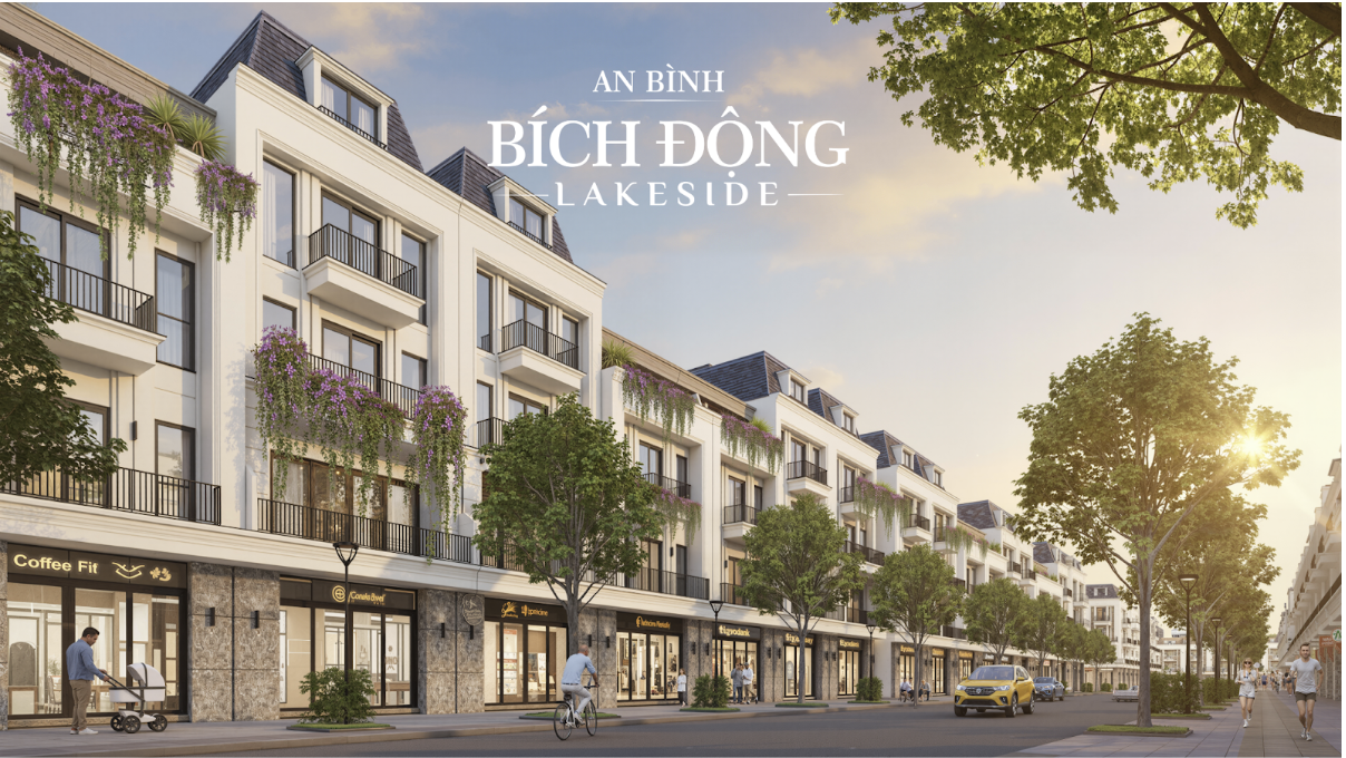 📍 Đất nền Bích Động Lakeside 102m² – Mặt Tiền 6m – Trục 22m – Giá 65tr/m²