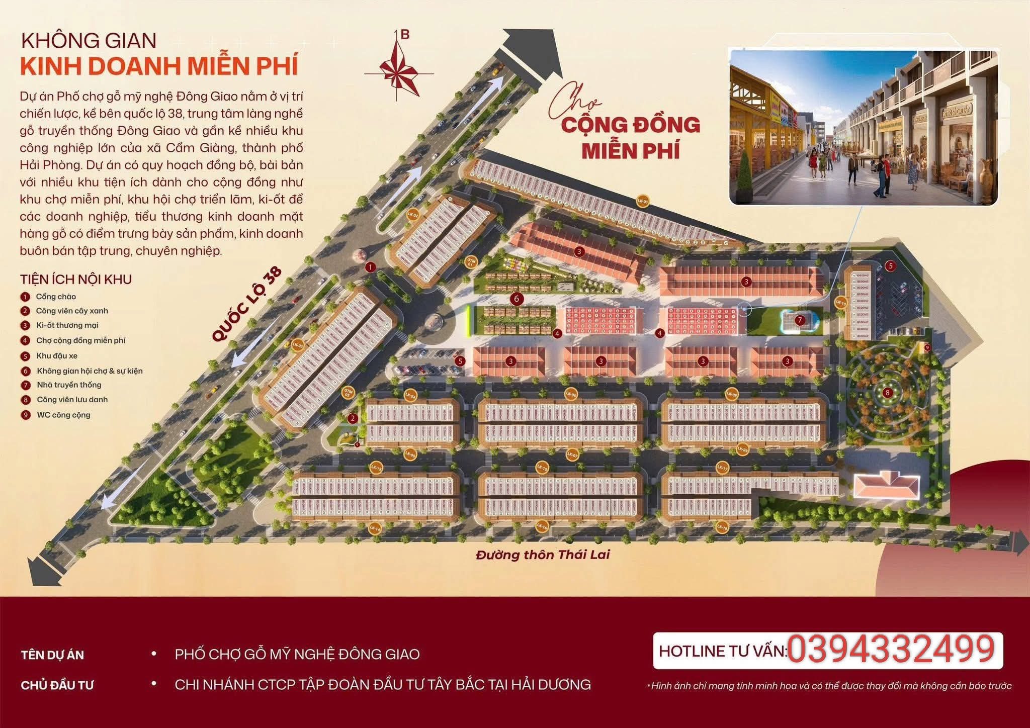 Phố chợ đồ gỗ mỹ nghệ Đông Giao