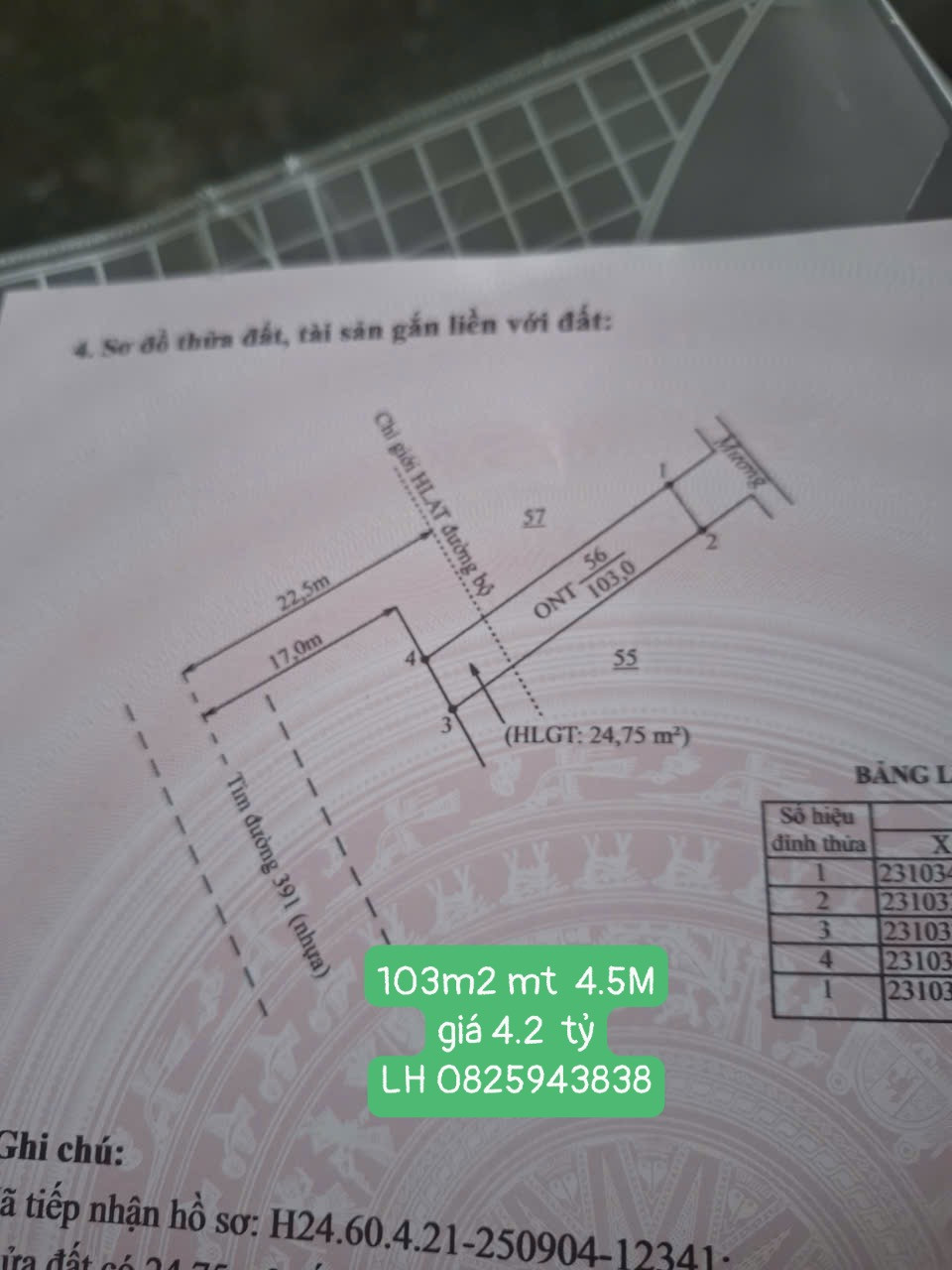 BÁN 3 LÔ ĐẤT MẶT ĐƯỜNG QL 391 – HƯNG ĐẠO → TP HẢI DƯƠNG – ĐƯỜNG MỞ RỘNG 4 LÀN – KINH DOANH CỰC TỐT