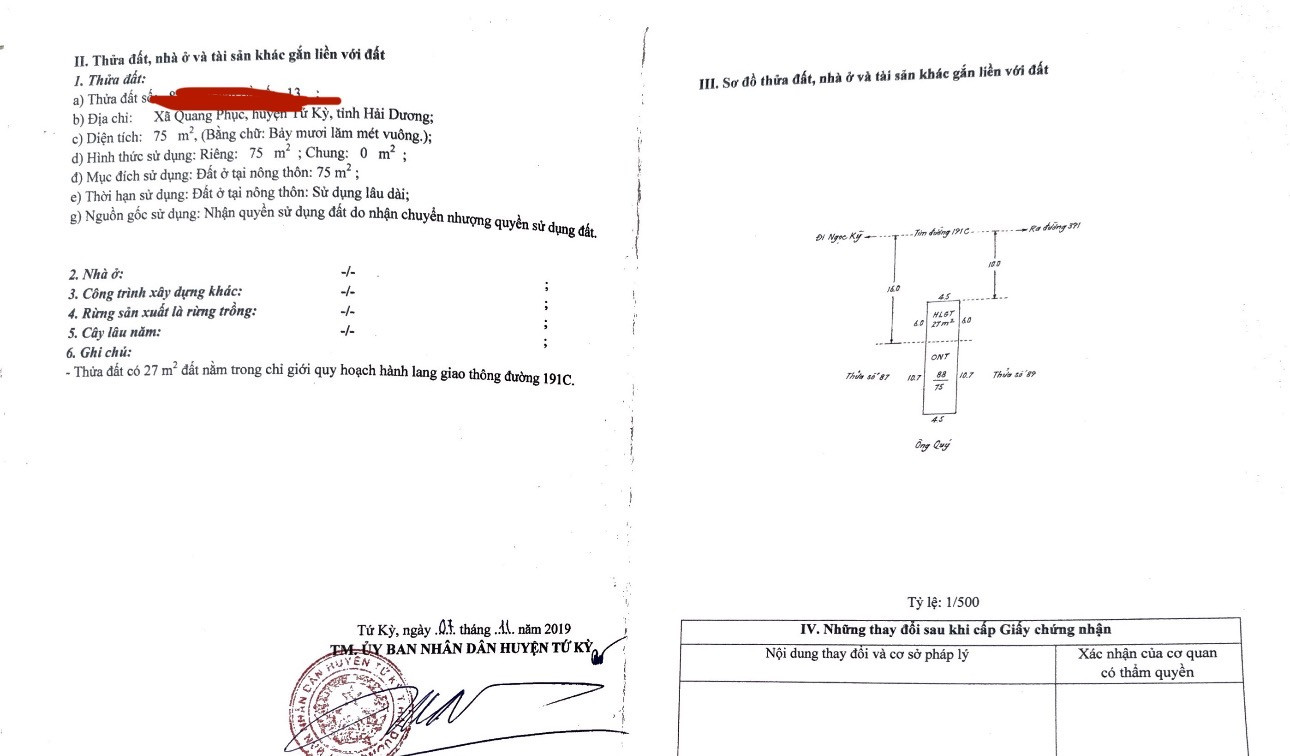 🔥 BÁN LÔ ĐẤT VÀNG KINH DOANH – TRUNG TÂM QUANG PHỤC – Tứ Kỳ – ĐỐI DIỆN CÂY XĂNG – CÁCH Quốc lộ 391 20M! 🔥